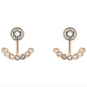 Ted Baker Coraline Concentric Crystal Rose Gold Earrings